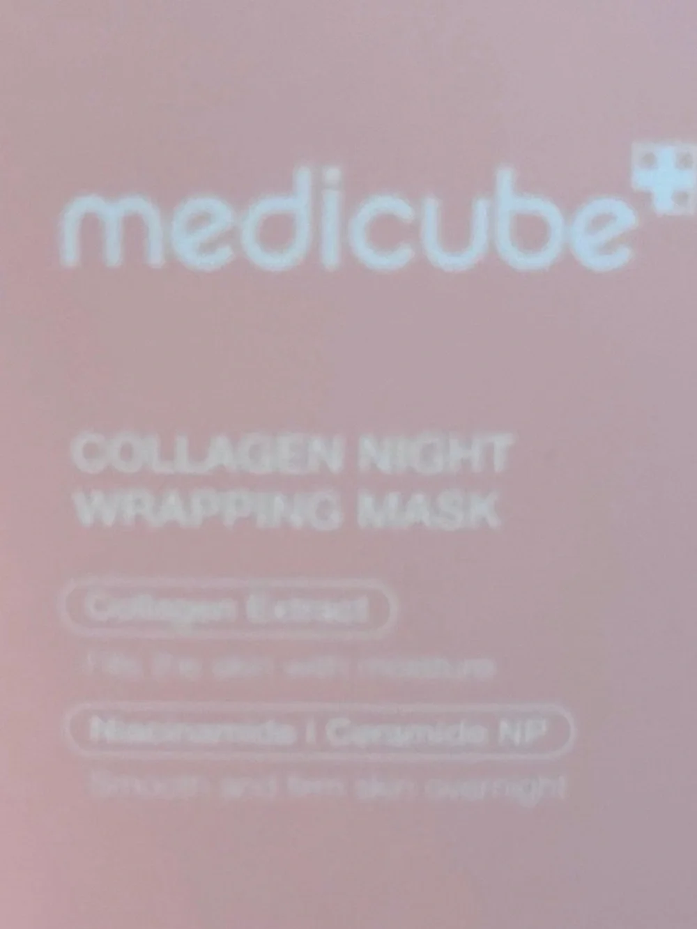 NWT in plastic-Medicube Collagen Night Wrapping Mask - Rose Pink🌸